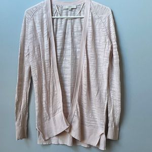 Loft Blush Open Cardigan Sweater. Size S